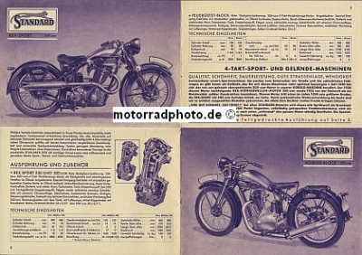 Preview: Standard Motorcycle Brochure  10 Sides 1935   st-op35