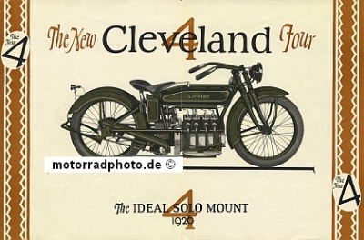 Preview: Cleveland Motorrad Prospekt  Typ Four  4 Seiten  1926   cleve-p26
