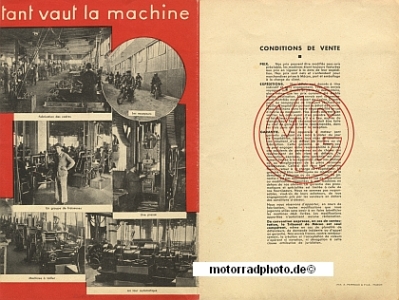 Preview: Monet & Goyon Motorrad Prospekt 8 Seiten 1934  mg-p34
