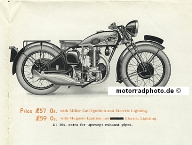 Preview: Grindlay Peerless Motorrad Prospekt 6 Seiten 1932  gripe-p32