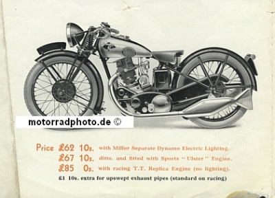 Preview: Grindlay Peerless Motorrad Prospekt 6 Seiten 1932  gripe-p32