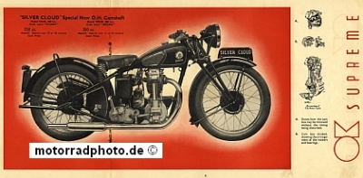 Preview: OK Supreme Motorrad Prospekt  20 Seiten 1935  ok-p35