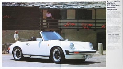 Preview: Porsche Sportwagen Prospekt Typ 924, 944, 911SC, 911 T, 928 S  1982  po-op823