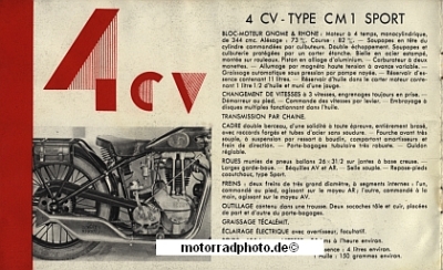 Preview: Gnome Rhone Motorrad Prospekt 16 Seiten 1931   grh-p31