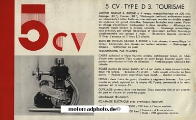 Preview: Gnome Rhone Motorrad Prospekt 16 Seiten 1931   grh-p31
