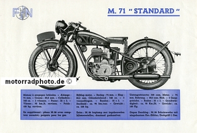 Preview: FN Herstal Motorrad Prospekt 18 Seiten 1938  fn-p38