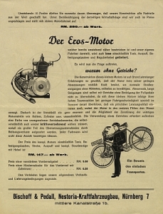 Preview: Nestoria Motorrad Prospekt  Motorfahrrad 80ccm   nes-p28-2