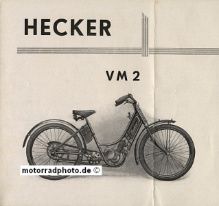 Preview: Hecker Motorrad Prospekt 6 Seiten 1927  hec-p27