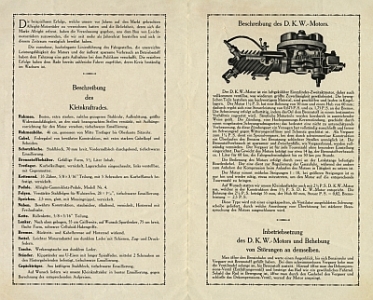 Preview: Allright Motorrad Prospekt  4 Seiten 1923  al-p23