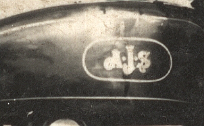 Preview: AJS Motorrad Foto Rennmaschine ca. 1930  ajs-f21