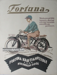 Fortuna Motorrad Plakat/Poster Entwurf 1924 for-po01