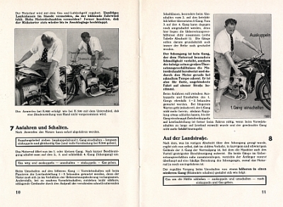 Preview: Zündapp Motorrad Betriebsanleitung K 500 / K800  1935  z-balk35