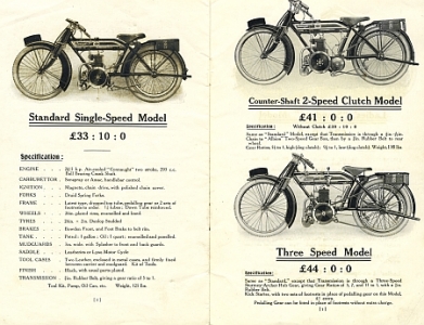 Preview: The Connaught Motorrad Prospekt 1915 16 Seiten  conn-op15