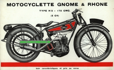 Preview: Gnome et Rhone Motorrad Prospekt 1929 16 Seiten   grh-p29-1