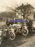 Harley-Davidson Motorrad Foto bei der deutschen Alpenfahrt 1936  hd-f21