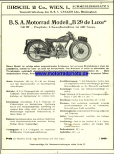Preview: BSA Motorrad Prospekt 24 Seiten  1929   bsa-p29-1