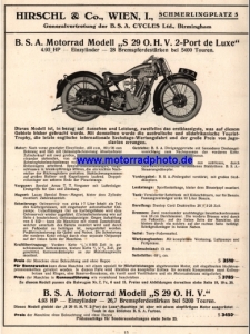 Preview: BSA Motorrad Prospekt 24 Seiten  1929   bsa-p29-1