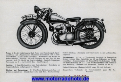 Preview: Imperia Motorrad Prospekt 8 Seiten 1935   imp-p351