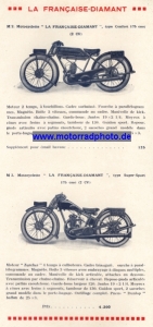 Preview: La Francaise Diamant Motorrad Prospekt 10 Seiten  1929  lfd-p29-1