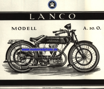 Lanco Motorrad Prospekt 8 Seiten 1924      la-p24