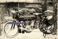 NSU Motorcycle Photo Typ 4 HP 499 ccm 2 Cyl.  1918-19  nsu-f65