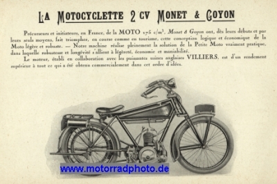 Preview: Monet & Goyon Motorrad Prospekt  12 Seiten  1927    mg-p27