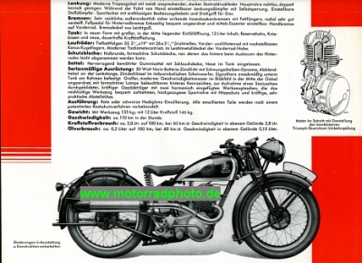 Preview: Triumph Motorrad Prospekt  "Die schnelle S 350"  1937  tr-s350