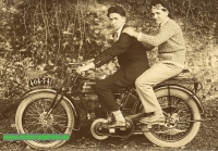 Ravat Motorcycle Photo 250 ccm 2 Stroke ca. 1926  rav-f01