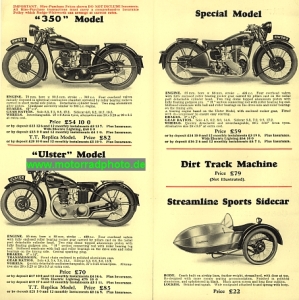Preview: Rudge Motorrad Prospekt 6 Seiten   1931  rud-p31