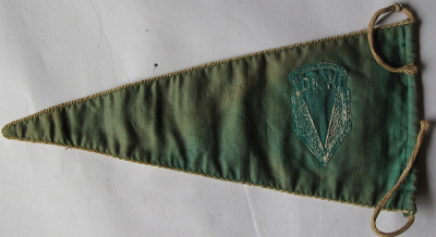 Preview: DKW Motorrad Wimpel  40er/50 Jahre grün