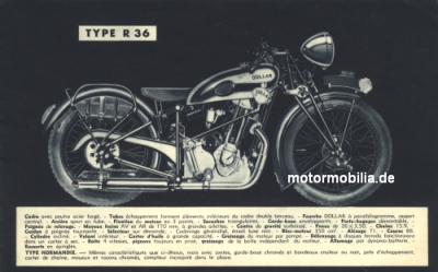 Preview: Dollar  Motorrad Prospekt 8 Seiten 1936  do-p36