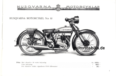 Preview: Husqvarna Motorrad Prospekt 24 Seiten  1930  hus-p30