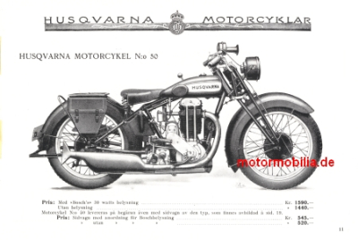 Preview: Husqvarna Motorrad Prospekt 24 Seiten  1930  hus-p30