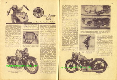 O.D. Ostner Dresden Motorrad Testbericht / Vorstellung 1930