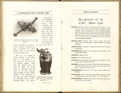 Preview: ABC Sopwith Motorrad Prospekt Typ 398ccm 8h.p. 1920