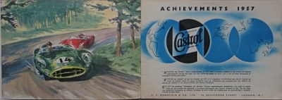 Preview: Achievements Errungenschaften Castrol Rennzeitschrift  1957  achiev-z57