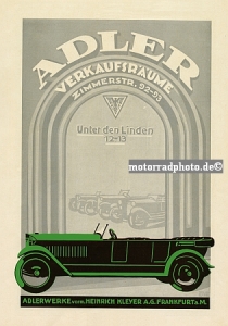 Adler Automobil Poster Layout 1924 ad-po09