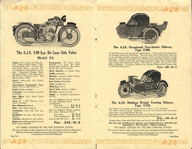 Preview: AJS Motorrad Prospekt 12 Seiten  1931 ajs-p31-3