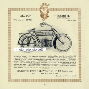 Preview: Alcyon Motorrad Fahrrad + Auto Prospekt 28 Seiten 1913 alc-p13