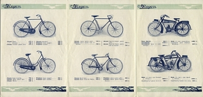 Preview: Alcyon  Motorrad + Fahrrad Prospekt  6 Seiten  1927  alc-p27