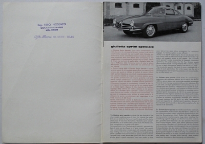 Preview: Alfa Romeo Prospekt Mappe 28 Seiten 1962   alf-op62
