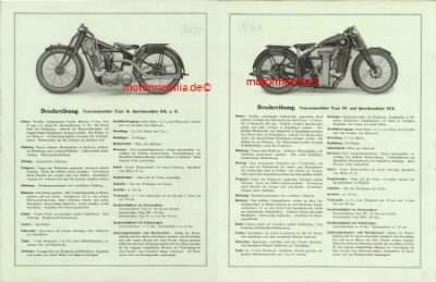 Arco Motorrad Prospekt 1928 arco-p28