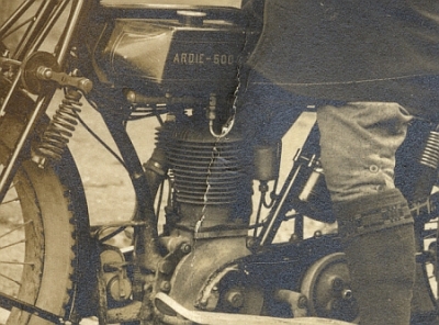 Preview: Ardie Motorrad Foto Type 500cc sv JAP-Motor   1926 Preview: Ardie Motorrad Foto Type 500cc sv JAP-Motor   1926