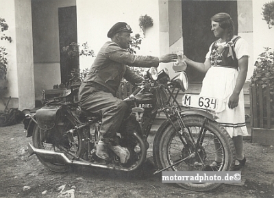 Preview: Ariel Motorrad Foto Typ Modell A 557ccm sv 1929 ari-f10