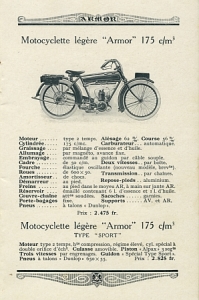 Preview: Armor Motorrad + Fahrrad Prospekt  1925 armo-p25 Preview: Armor Motorrad + Fahrrad Prospekt  1925 armo-p25