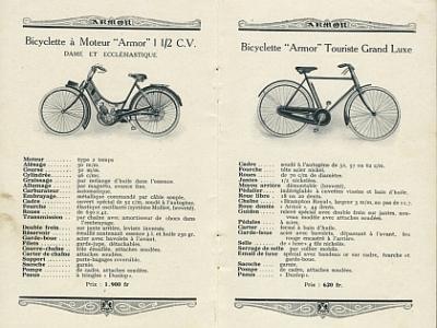 Preview: Armor Motorrad + Fahrrad Prospekt  1925 armo-p25 Preview: Armor Motorrad + Fahrrad Prospekt  1925 armo-p25