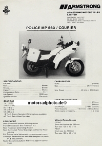 Preview: Armstrong Motorrad Prospekt Typ MT 500  4 Seiten  1985 arm-p85 Preview: Armstrong Motorrad Prospekt Typ MT 500  4 Seiten  1985 arm-p85
