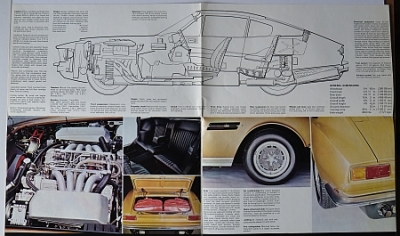 Aston Martin Prospekt Typ V8 1971 am-op71