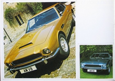 Aston Martin Brochure Typ V8 1973  AM-op731