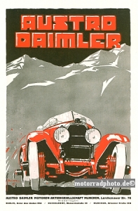 Austro Daimler Automobil Poster Layout 1922 audai-po05-25